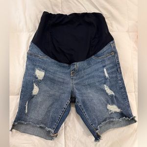 Maternity Denim Shorts